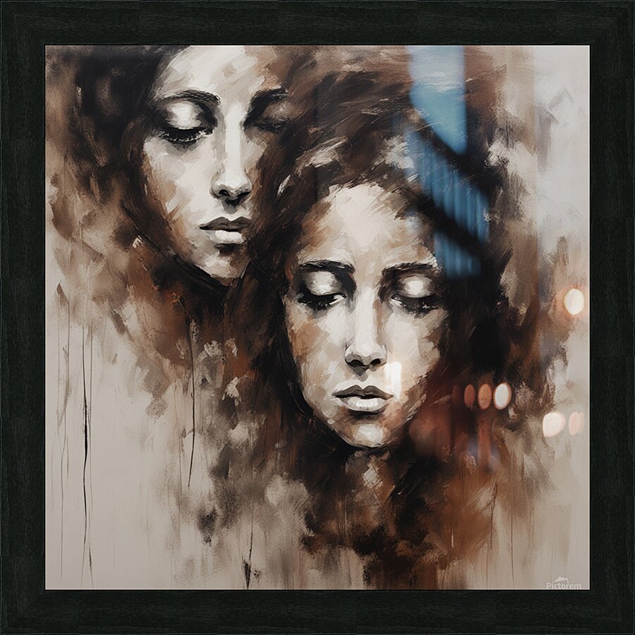 allure de tristesse  Picture Frame print