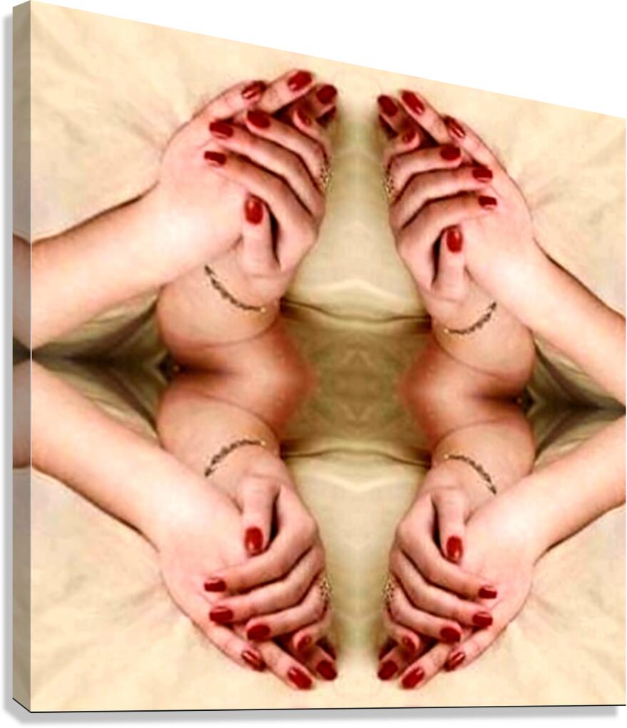 TITLE: GENTLE CONNECTION Canvas Print
