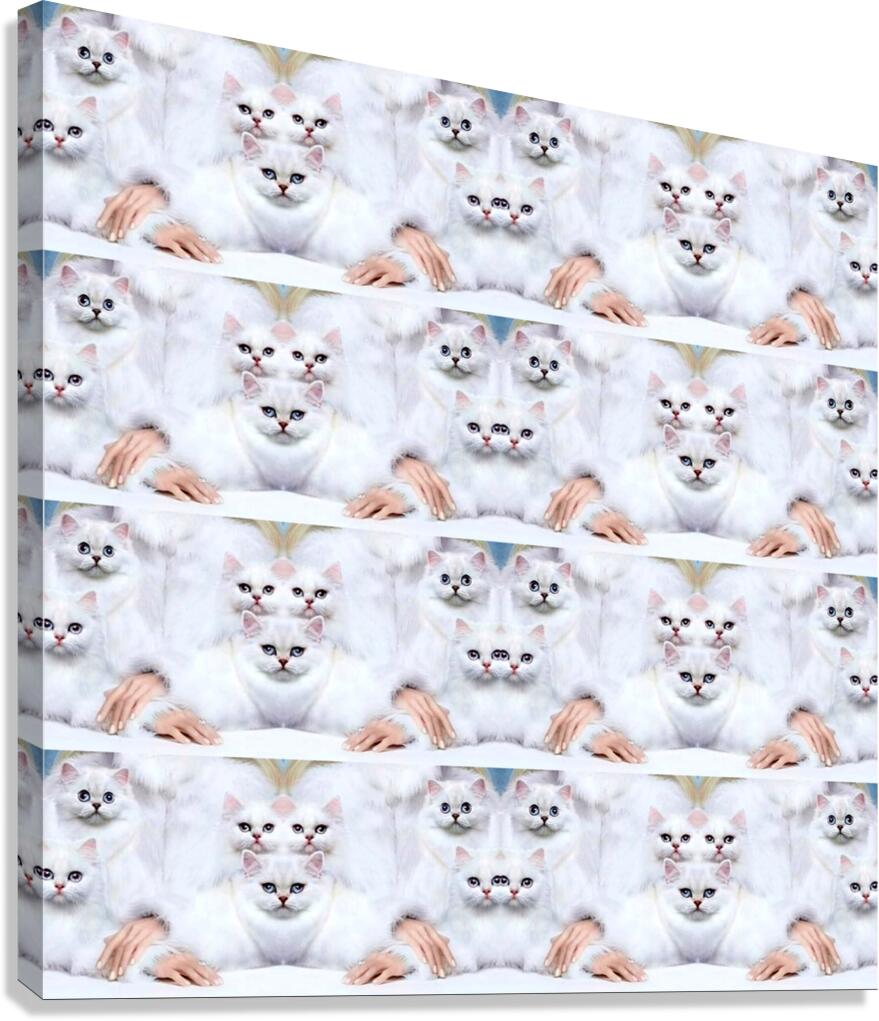 TITLE : FELINE COMPOSITION Canvas Print