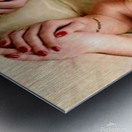 TITLE: GENTLE CONNECTION Metal print