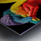 TITLE: CONNECTED STRENGTH  Metal print