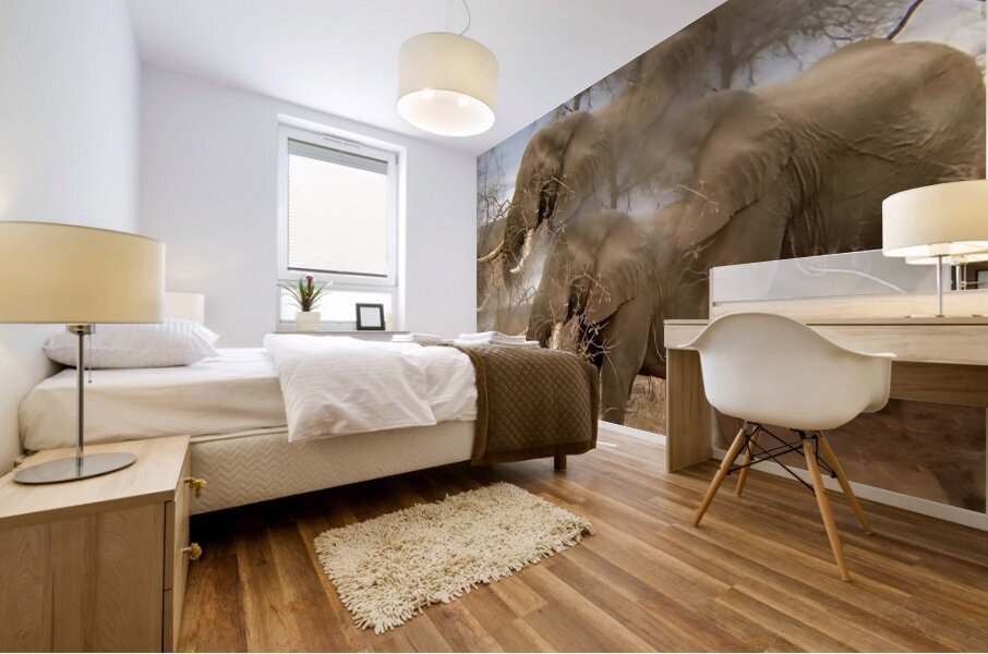 TITLE: IVORY  Mural print