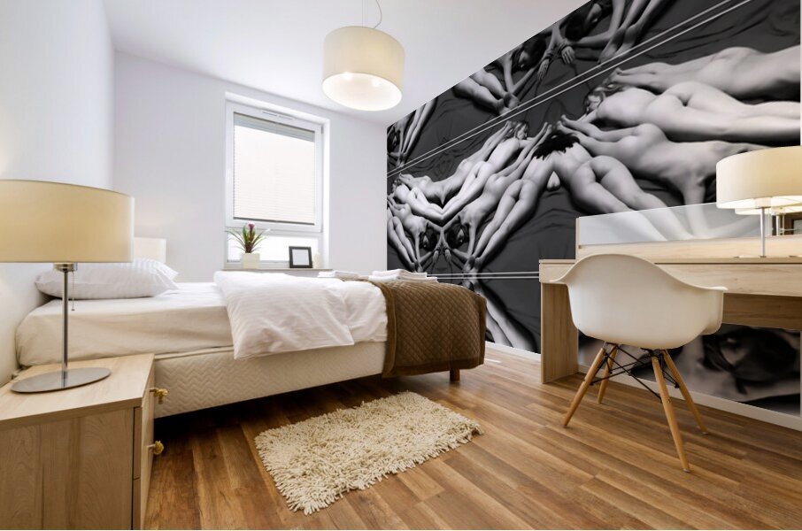 TITLE : SUNBATHING  Mural print