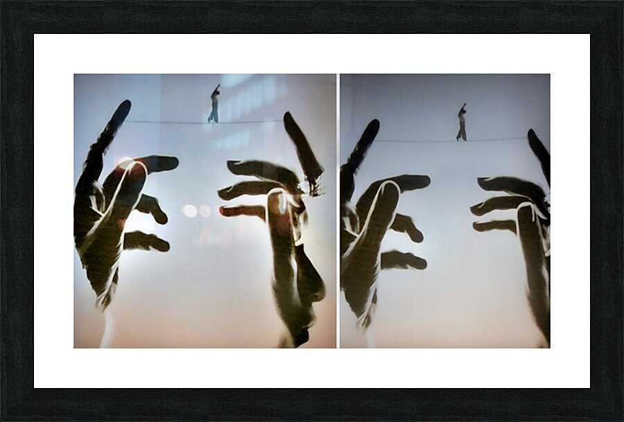 TITLE: LINE WALKING ...   Picture Frame print