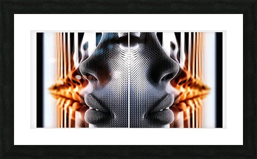 TITLE: LETS KISS   Picture Frame print