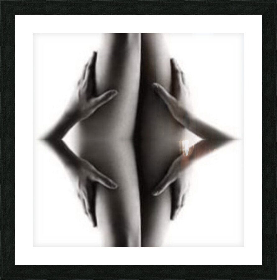 TITLE: FIGURE RECONFIGURATION Picture Frame print
