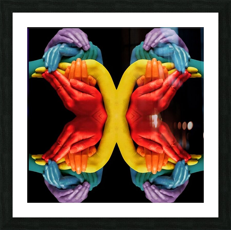 TITLE: CONNECTED STRENGTH  Picture Frame print