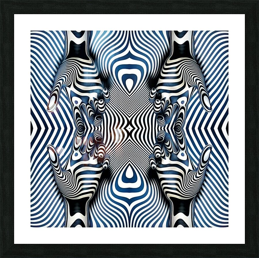 TITLE: OPTICAL HANDS  Picture Frame print