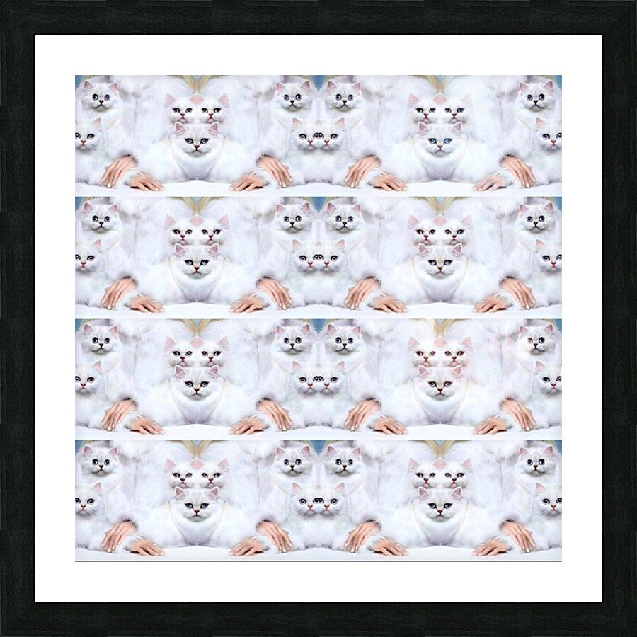 TITLE : FELINE COMPOSITION Picture Frame print