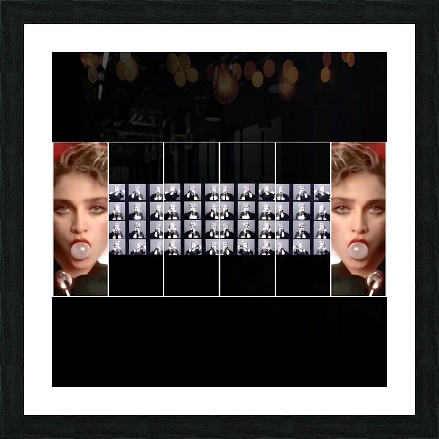 TITLE : BLOWING BUBBLES Picture Frame print