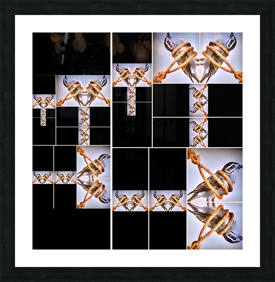 restrictionpattern 20250904 051348 Gallery Picture Frame print