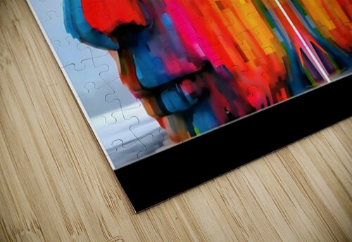TITLE: COLORED MAN Salvatore Zagami Fine Art puzzle