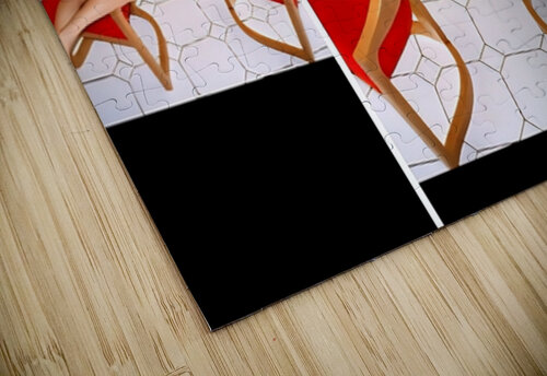 TITLE : GLASS TABLE  ENIGMA   Salvatore Zagami Fine Art puzzle