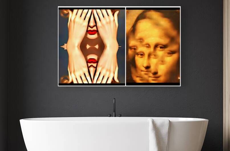 TITLE  : MONALISA PRISM by Salvatore Zagami Fine Art
