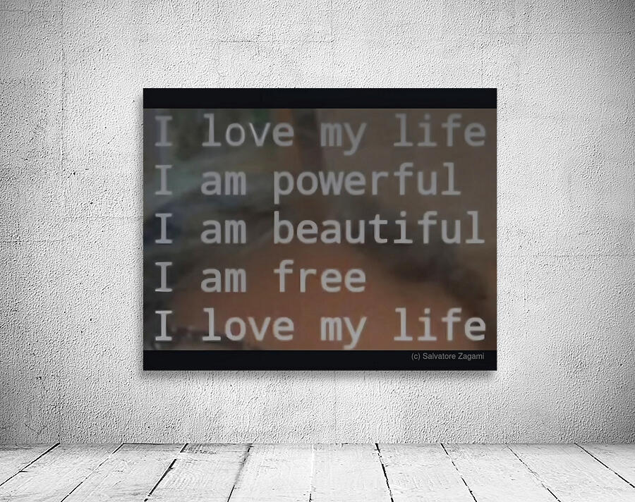 TITLE  : AFFIRMATION  Wall Preview