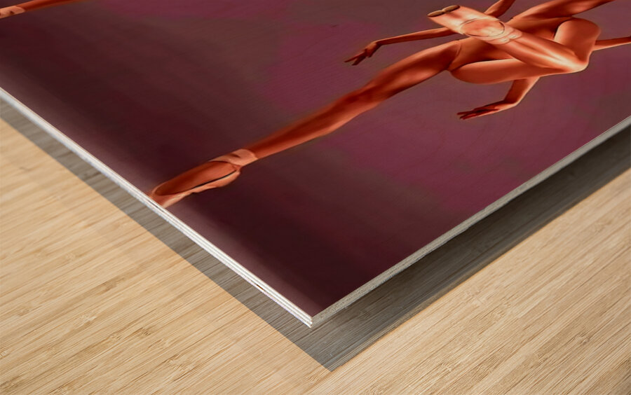 TITLE: BALLET DANCE  Wood print