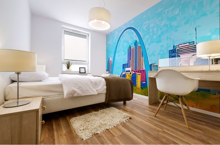 Saint Louis Arch Mural print