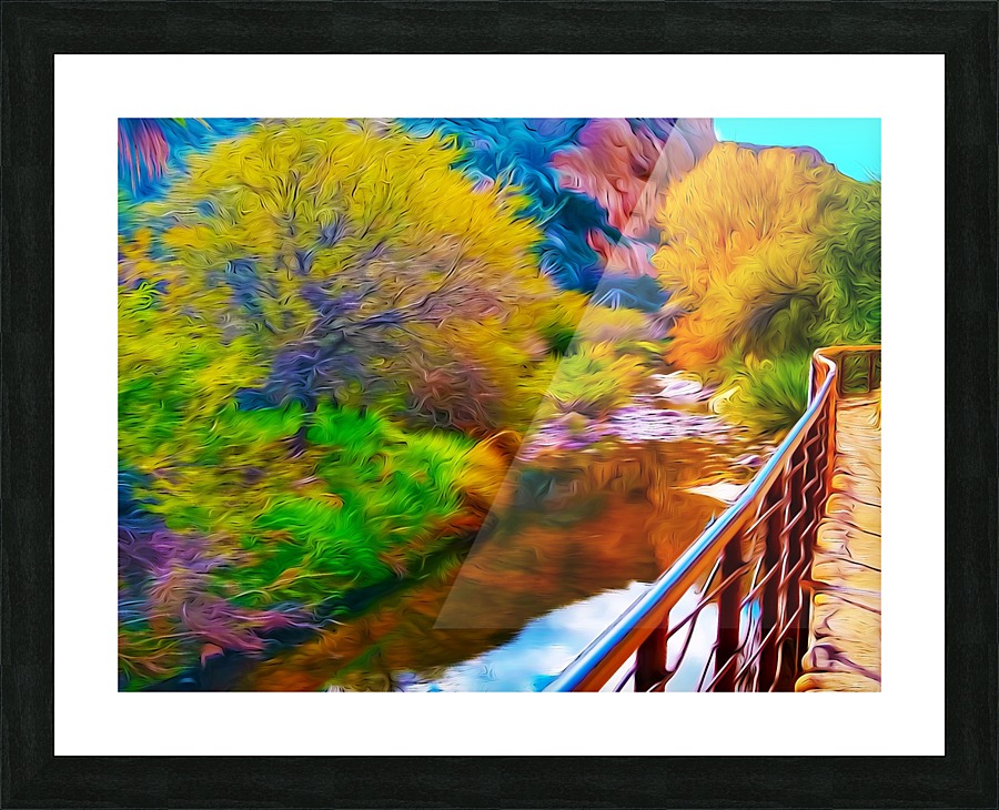 Botanical Walk Picture Frame print