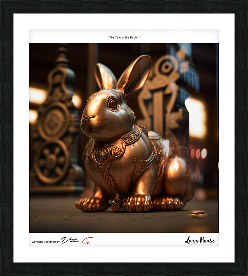 Year of the Rabbit C3 Picture Frame print