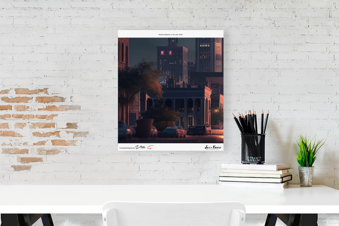 Mobile Alabama in the Year 2053 A14 Reproduction