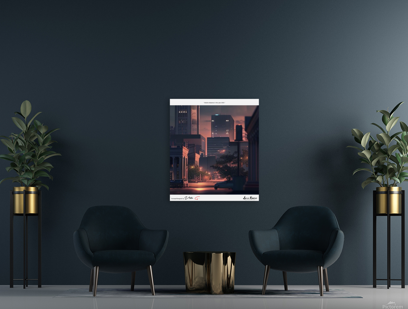 Mobile Alabama in the Year 2053 A15 Reproduction