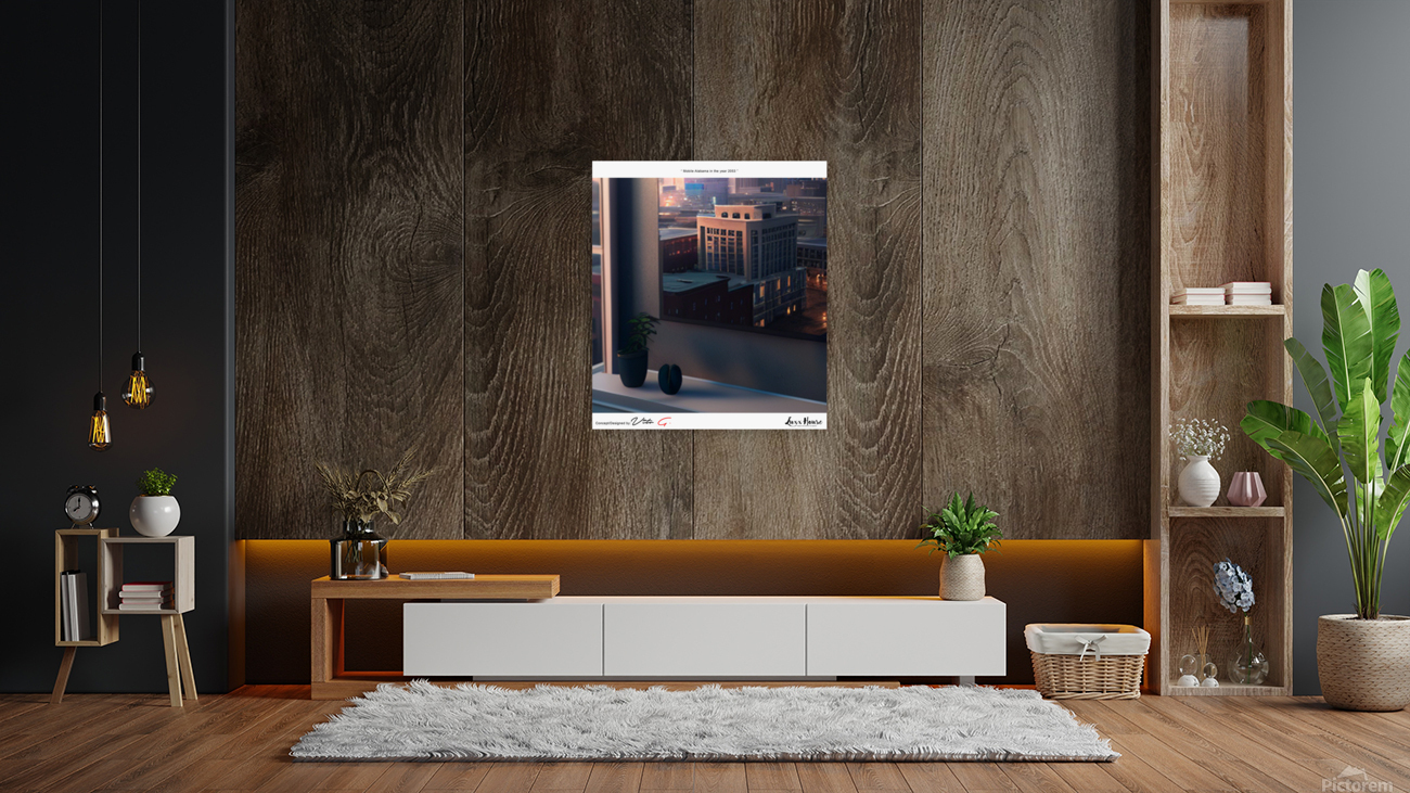 Mobile Alabama in the Year 2053 A10 Reproduction