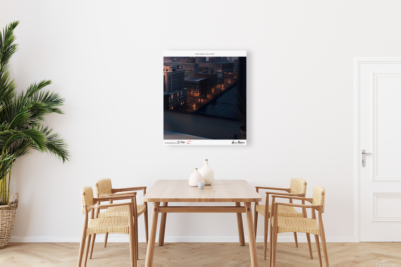 Mobile Alabama in the Year 2053 A11 Reproduction