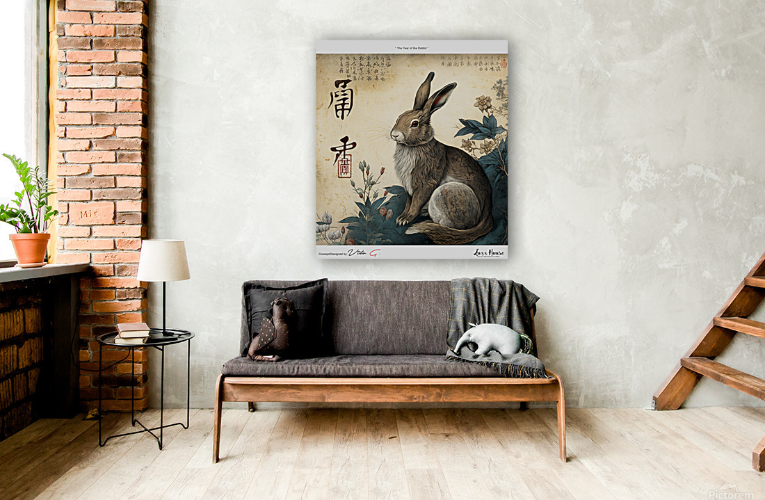 Year of the Rabbit A3 Reproduction