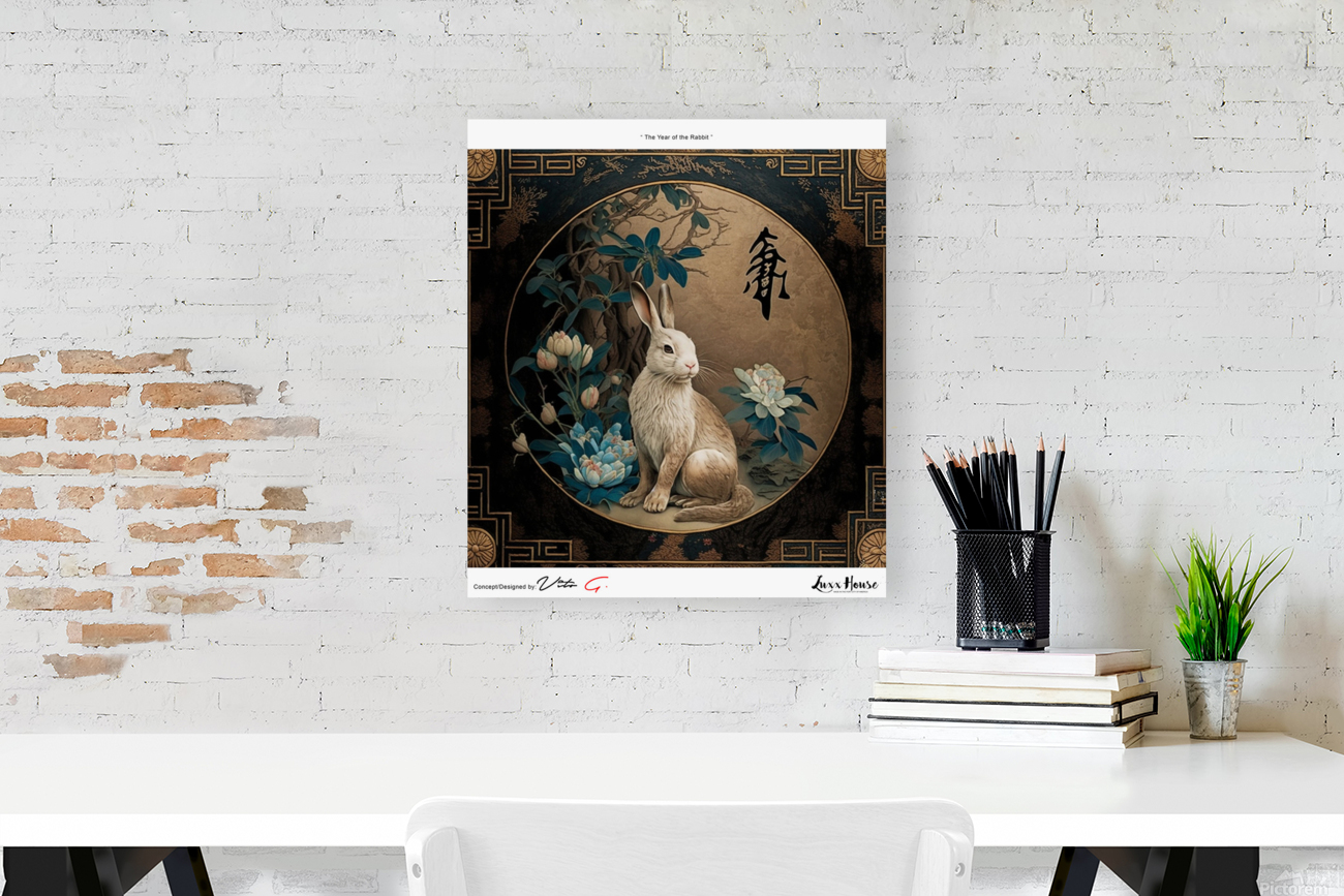 Year of the Rabbit A5 Reproduction