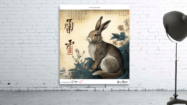 Year of the Rabbit A3 Wall Preview