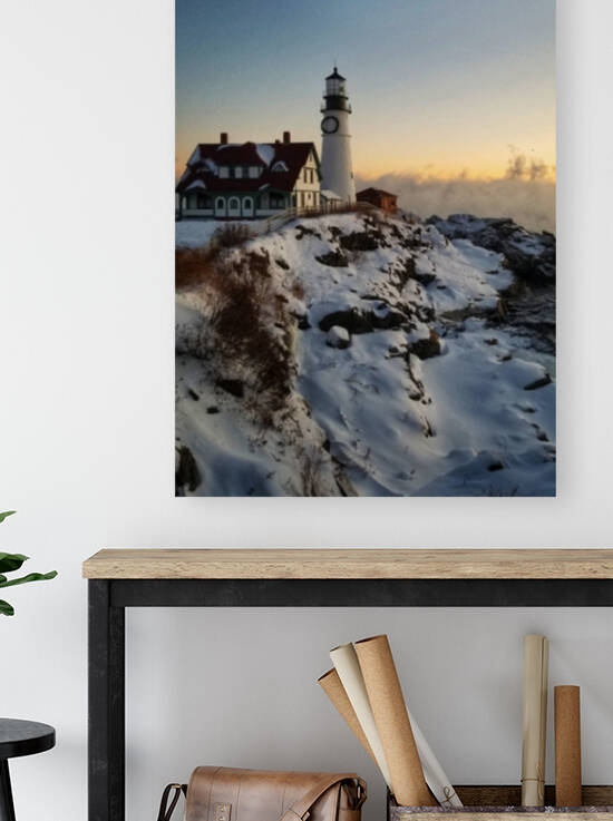 Winter tyme Lighthouse by MBMiller