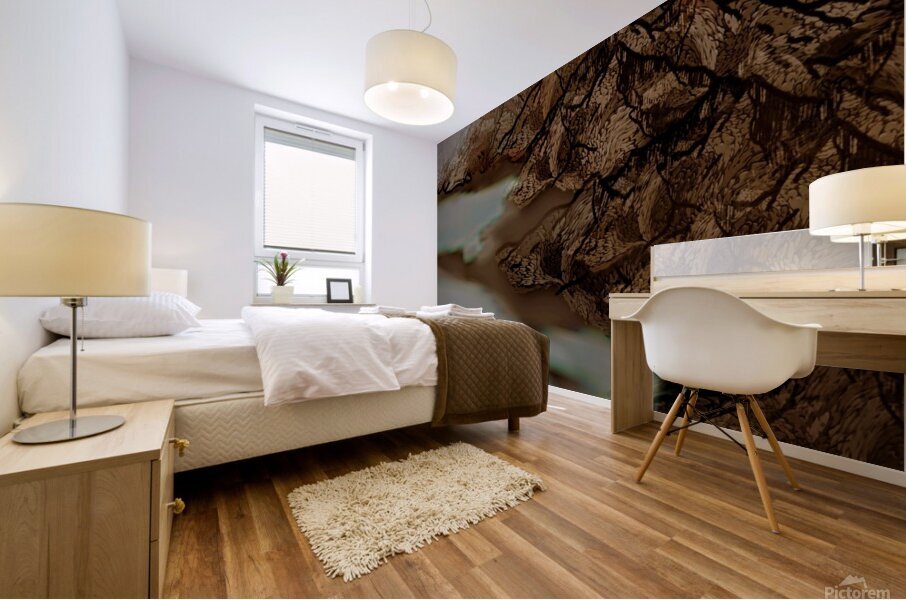 Mountains Mural print