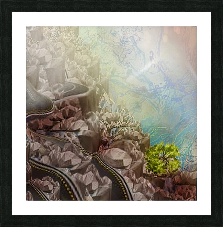 Mountain Heights Picture Frame print