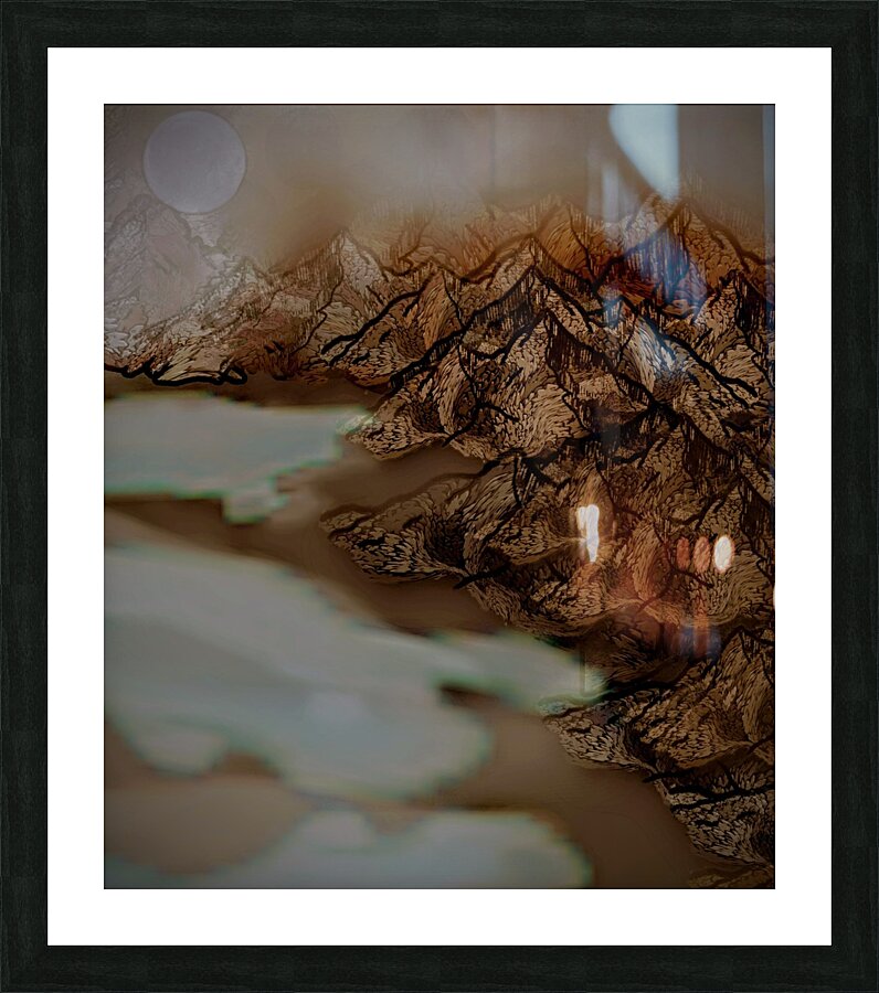 Mountains Picture Frame print