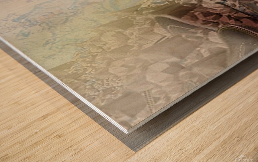 Mountain Heights Wood print