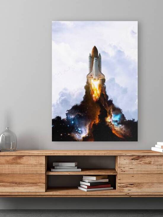 Space Launch Rocket Universe by Gen Z
