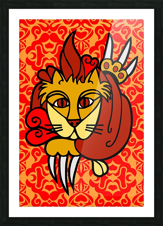 LION Picture Frame print