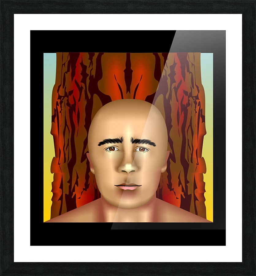 MAN 1 Picture Frame print