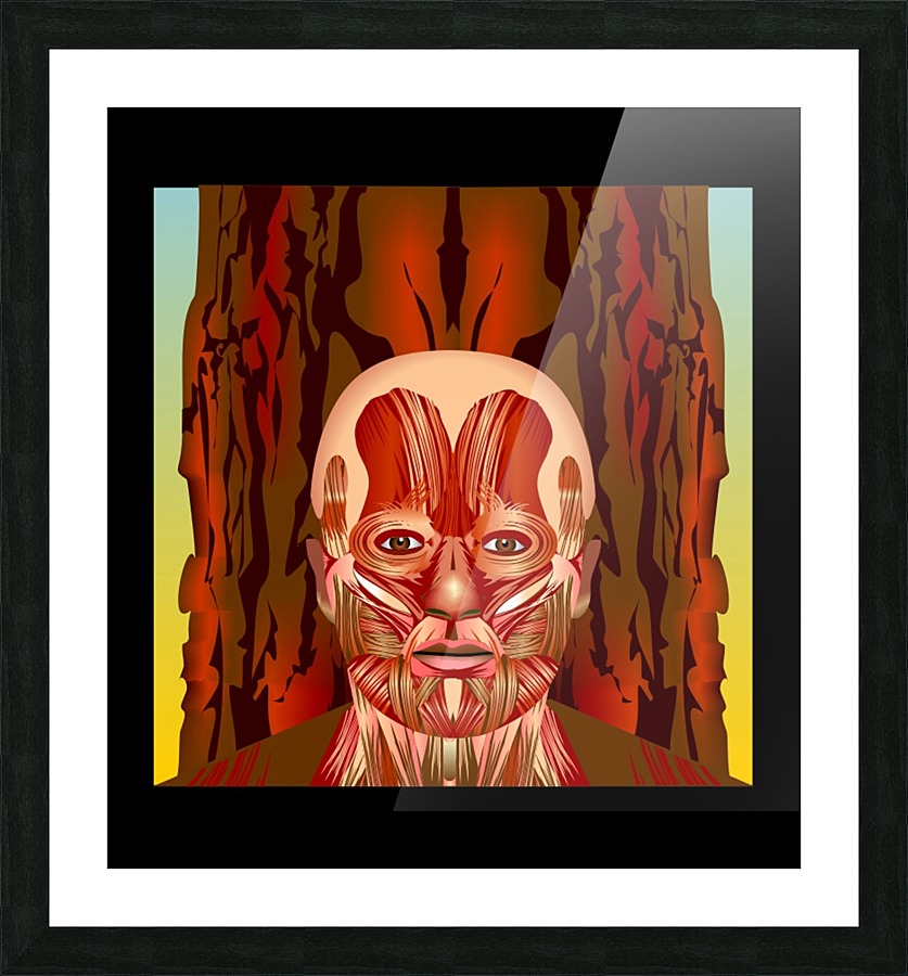 MAN 2 Picture Frame print