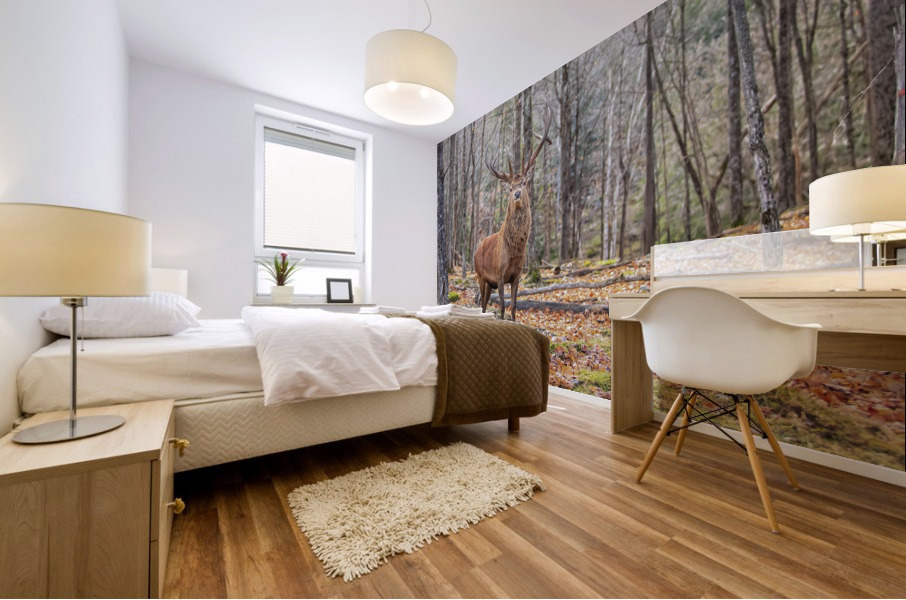 Red Deer Mural print