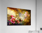 Bee and Honeycomb Acrylic Print