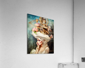 Baroque Lady Acrylic Print