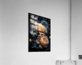 Glowing Rose Acrylic Print