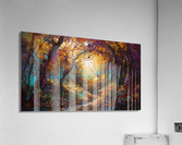 Impressionistic woods painting1 Acrylic Print