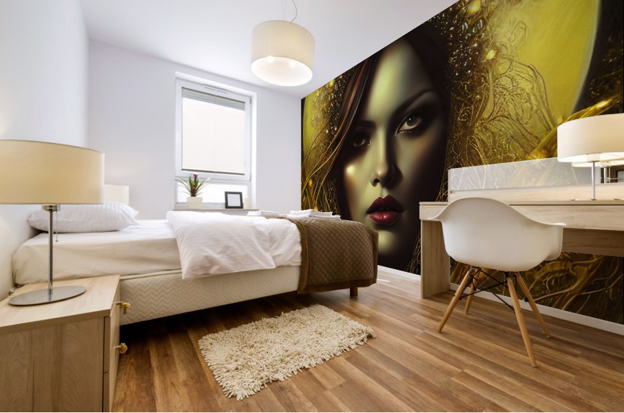 Moon nymph Mural print