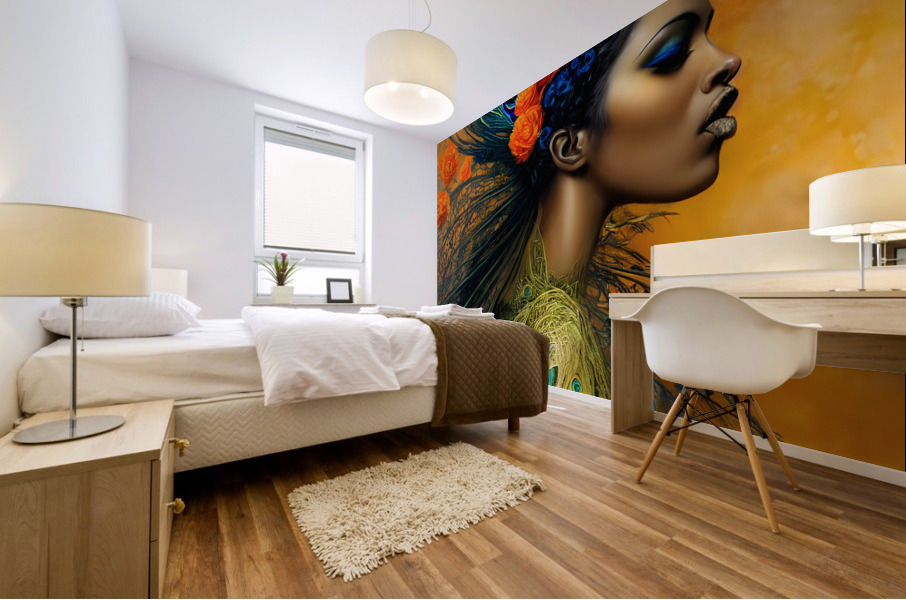 Exotic Nymph Mural print
