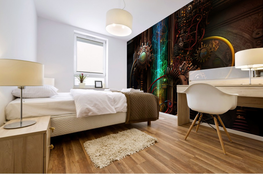 Steampunk Abstract1 Mural print