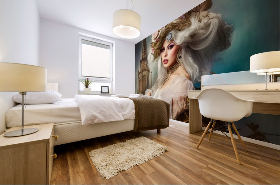 Baroque Lady Mural print