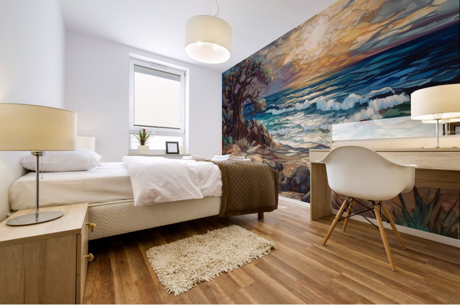Beach Lovers Series Mural print