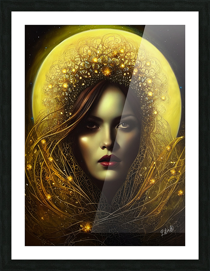 Moon nymph Picture Frame print